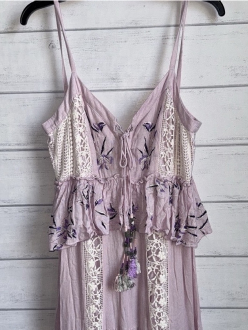 Chelsea & Violet Lavender Boho Maxi Dress - Picture 2 of 9